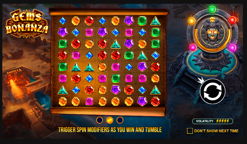 A imagem do caça-níquel https://777brazino.casino/wp-content/uploads/2025/07/gems-bonanza-casino.png