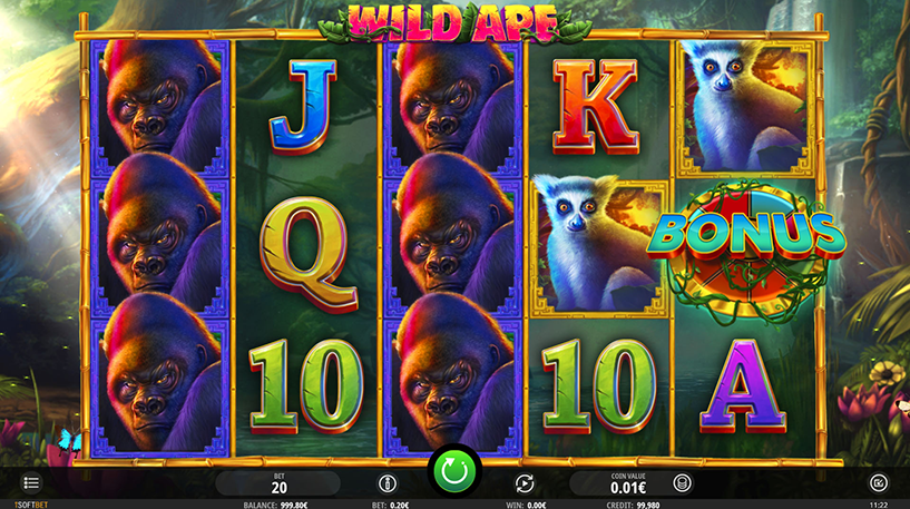 Wild Ape Slot Interface